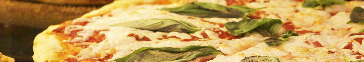 Eating Italian Pizza at Pizza Como & PC Pub restaurant in Pennsburg, PA.